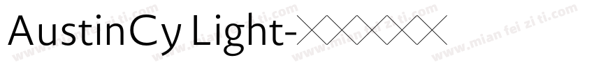 AustinCy Light字体转换